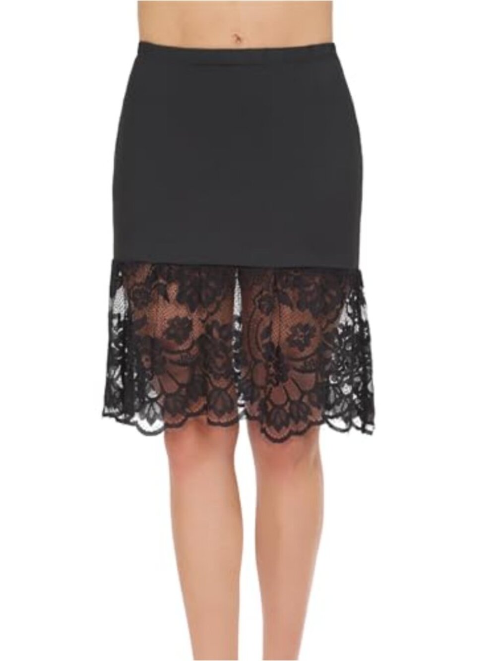 Half Slips for Under Dresses Extender Slip Skirt Lace Trim Long Underskirt 22